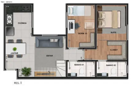 Imagem: Apartamento Duplex para Venda, Vila Homero Thon