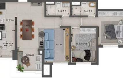 Imagem: Apartamento para Venda, Fundação