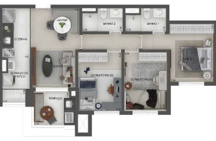 Imagem: Apartamento para Venda, Fundação