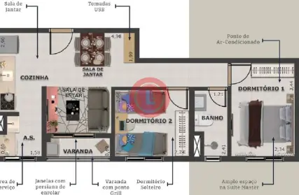 Imagem: Apartamento para Venda, Vila Palmares