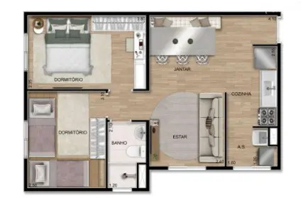 Imagem: Apartamento para Venda, Cooperativa