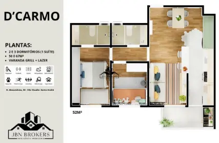 Imagem: Apartamento para Venda, Jardim Santo Antônio