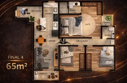 Imagem: Apartamento para Venda, Jardim Santo Antônio