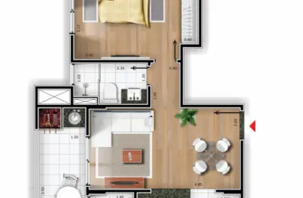 Imagem: Apartamento para Venda, Santa Eugênia