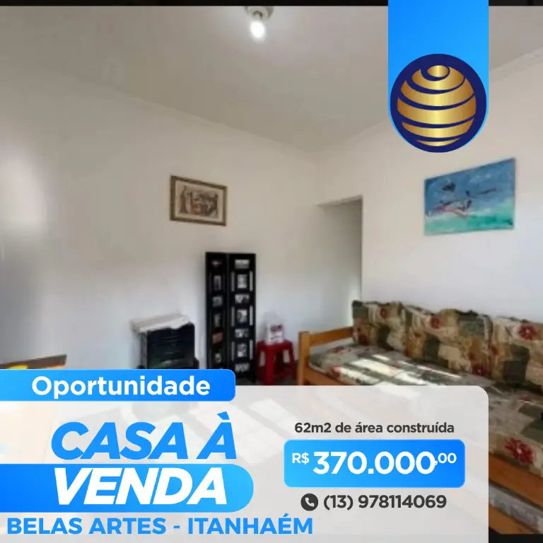 Casa Térrea para Venda Litoral SP Imóvel - Imagem 1