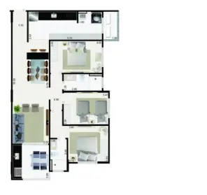 Imagem: Apartamento para Venda, Jardim Praia Grande