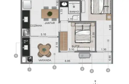 Imagem: Apartamento para Venda, Praia das Toninhas