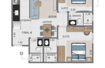 Imagem: Apartamento para Venda, Praia das Toninhas