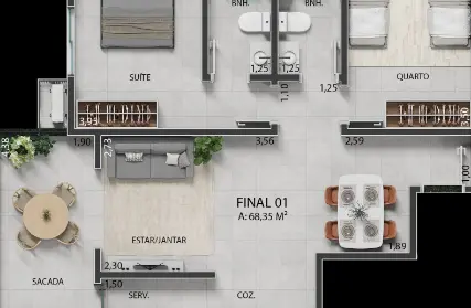 Imagem: Apartamento para Venda, Itaguá