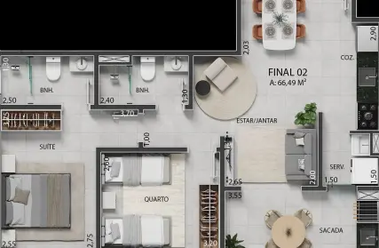 Imagem: Apartamento para Venda, Itaguá