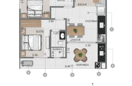 Imagem: Apartamento para Venda, Praia das Toninhas