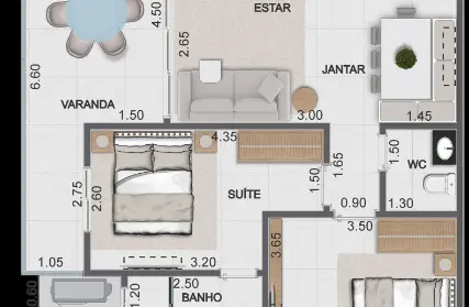 Imagem: Apartamento para Venda, Aruan