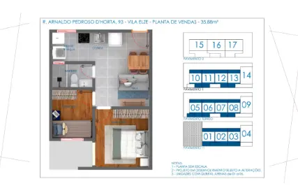 Imagem: Apartamento para Venda, Vila Tolstoi