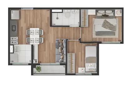 Imagem: Apartamento para Venda, Parque do Carmo