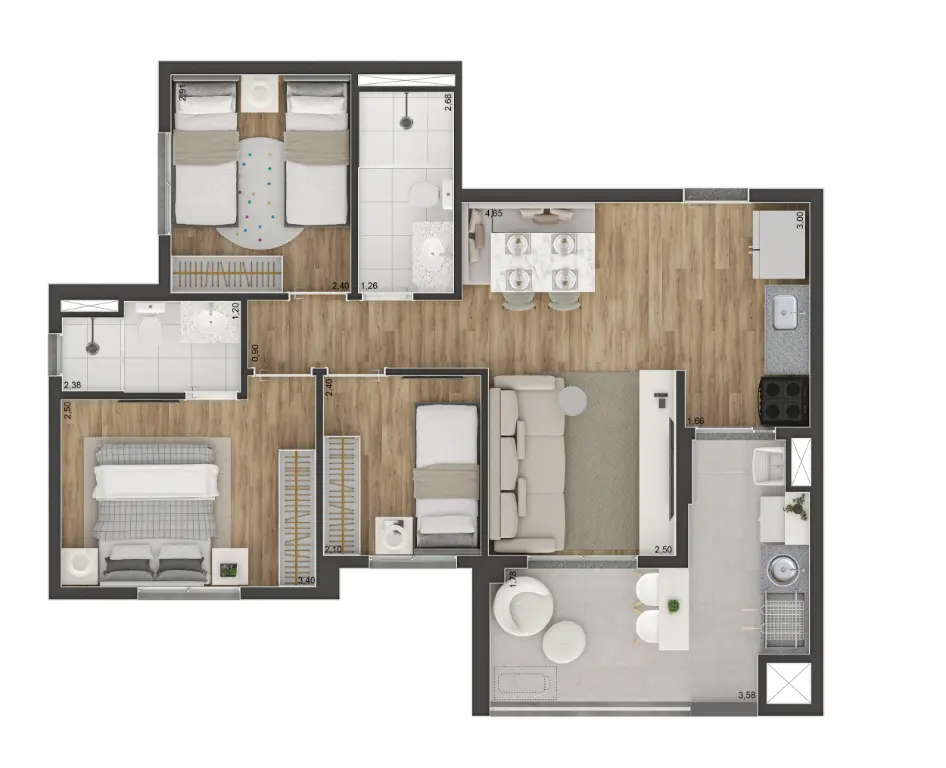 Apartamento para Venda ZL Imóvel - Imagem 6