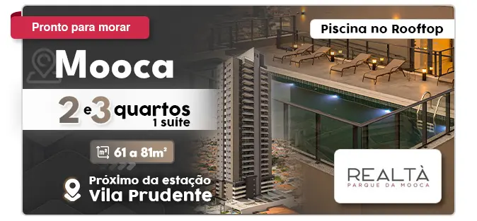 Banner LançamentoRealtÃ  Parque da Mooca