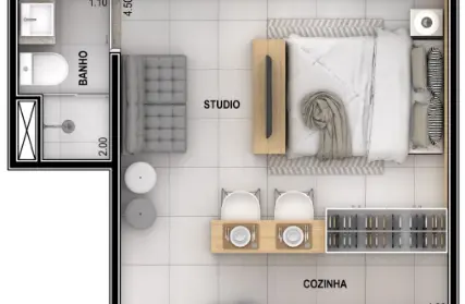 Imagem: Kitnet / Loft para Venda, Vila Nilo