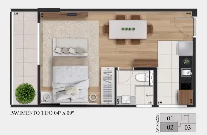 Imagem: Apartamento para Venda, Vila Mazzei