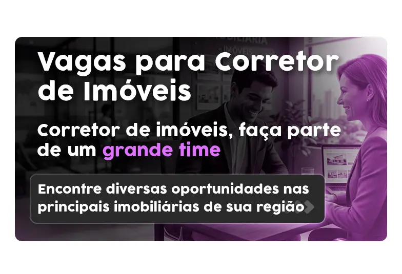 Banner Vagas para Corretores de Imóveis