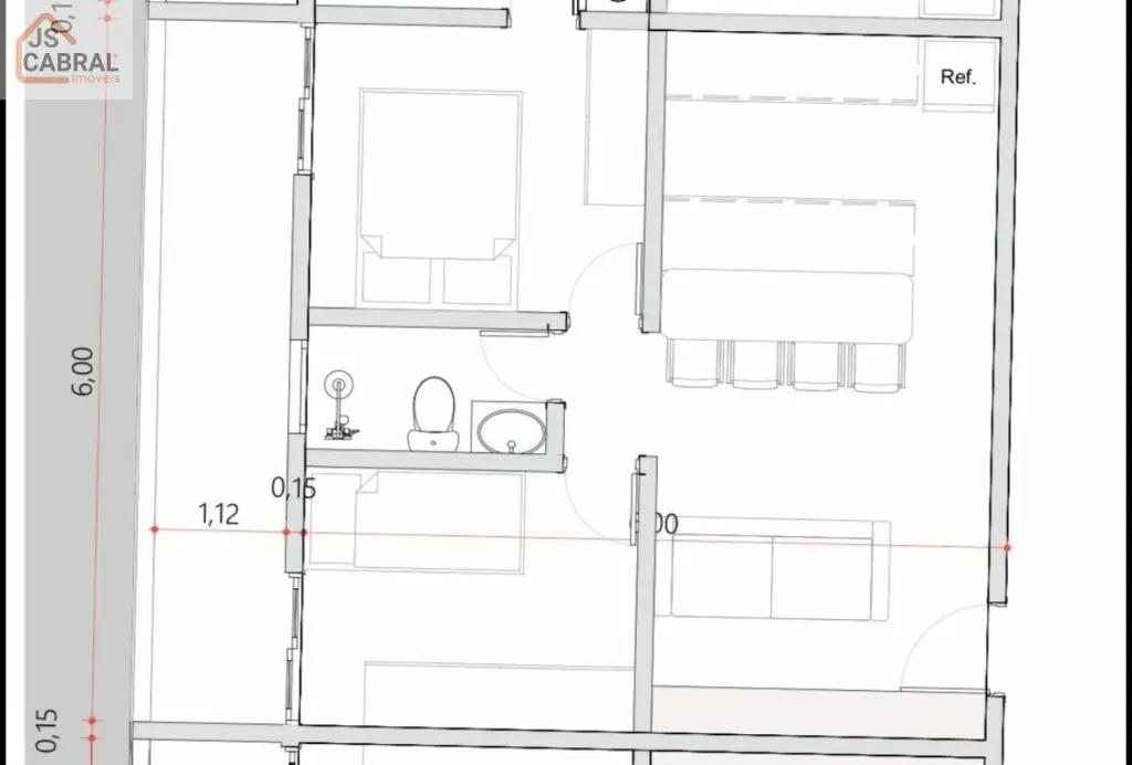 Apartamento à Venda: Tremembé, 2 Quartos, 1 Suíte, por R$ 212.000,00.