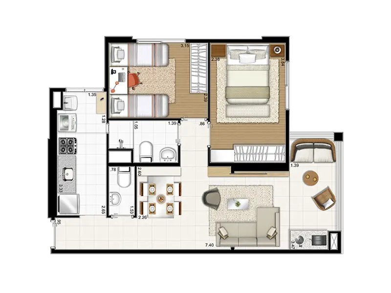 Apartamento para Alugar ZN Imóvel - Imagem 12