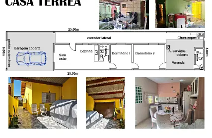 Imagem: Casa Térrea para Venda, Vila Siqueira (Zona Norte)