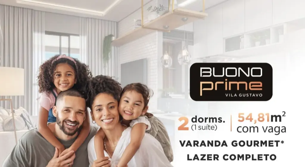 Apartamento à Venda: Vila Gustavo, 2 Quartos, 1 Vagas por R$ 750.000,00.