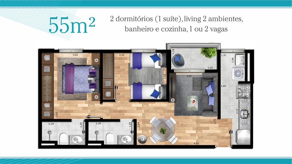 Apartamento Em Construção ZN Imóvel - Imagem 3