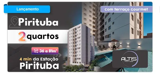 Banner LançamentoAltis Pirituba