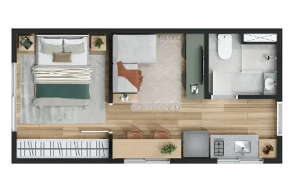 Imagem: Flat / Studio para Venda, Perdizes