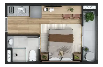 Imagem: Flat / Studio para Venda, Perdizes