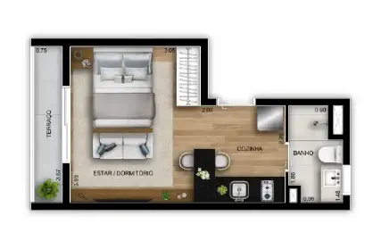 Imagem: Flat / Studio para Venda, Vila Madalena