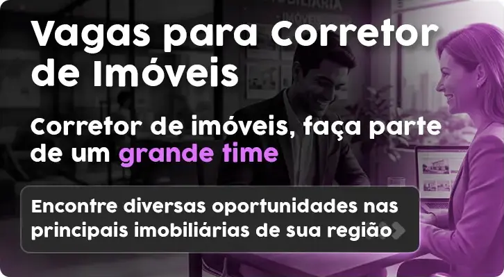 Banner Vagas para Corretores de Imóveis