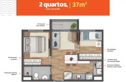 Imagem: Apartamento para Venda, Vila Sônia (Zona Oeste)