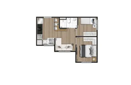 Imagem: Apartamento para Venda, Terceira Divisão de Interlagos