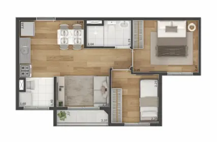 Imagem: Apartamento para Venda, Vila Campo Grande