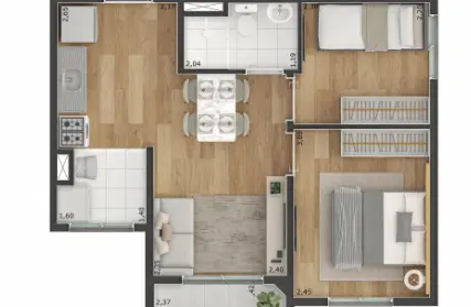 Imagem: Apartamento para Venda, Vila Campo Grande