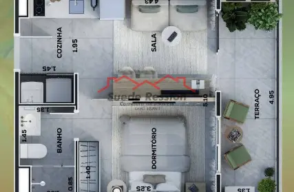 Imagem: Kitnet / Loft para Venda, Vila Congonhas