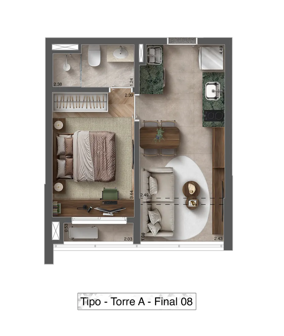 Apartamento Em Construção ZS Imóvel - Imagem 29