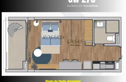 Imagem: Kitnet / Loft para Venda, Vila Mariana