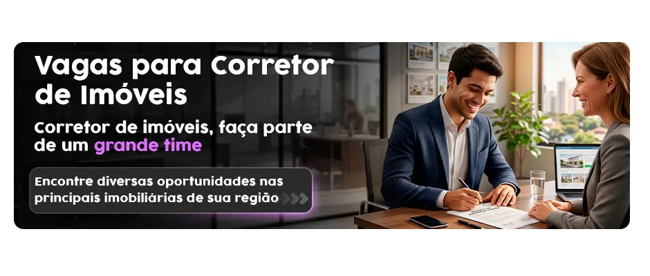 Banner Vagas para Corretores de Imóveis