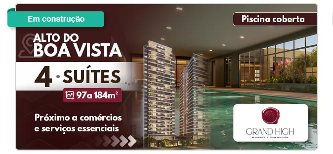 Banner LançamentoGrand High Residences Alto da Boa Vista