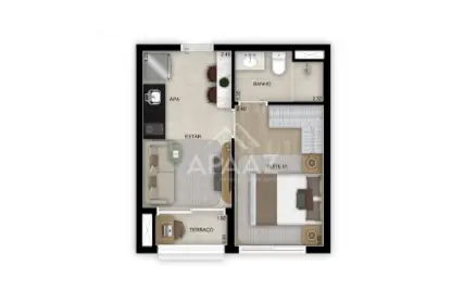 Imagem: Flat / Studio para Venda, Vila Nova Caledônia