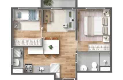 Imagem: Apartamento para Venda, Campo Limpo (Zona Sul)