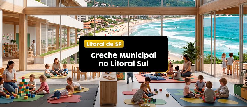 Creche municipal no Litoral Sul: opções para matricular seu filho