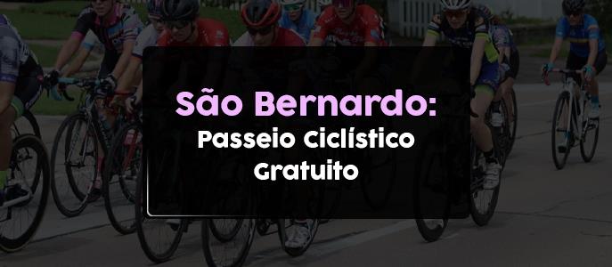São Bernardo: passeio ciclístico gratuito promove lazer em família
