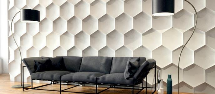Revestimento 3D é tendência de decoração