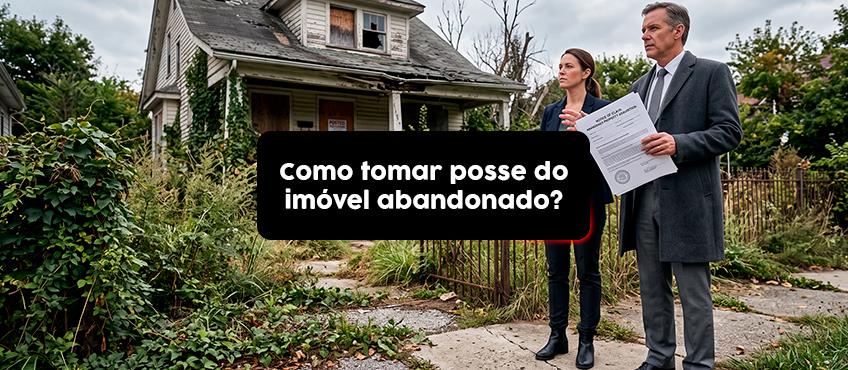 Como tomar posse do imóvel abandonado?