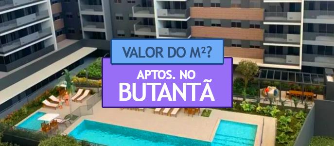 Qual o valor do metro quadrado dos Apartamentos no Butantã?