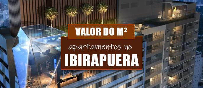 Qual o valor do metro quadrado dos Apartamentos no Ibirapuera?